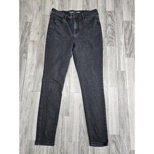 (3/$35) Old Navy Jeans Womens 6 Black High Rise Super Skinny Stretch Denim Pants
